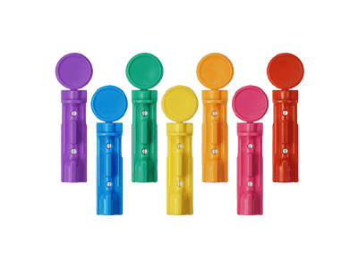 Coloured MICROLET lancets